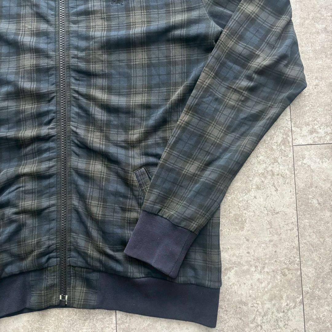 Burberry Black Label パーカー　ノバチェック　フルジップ　L