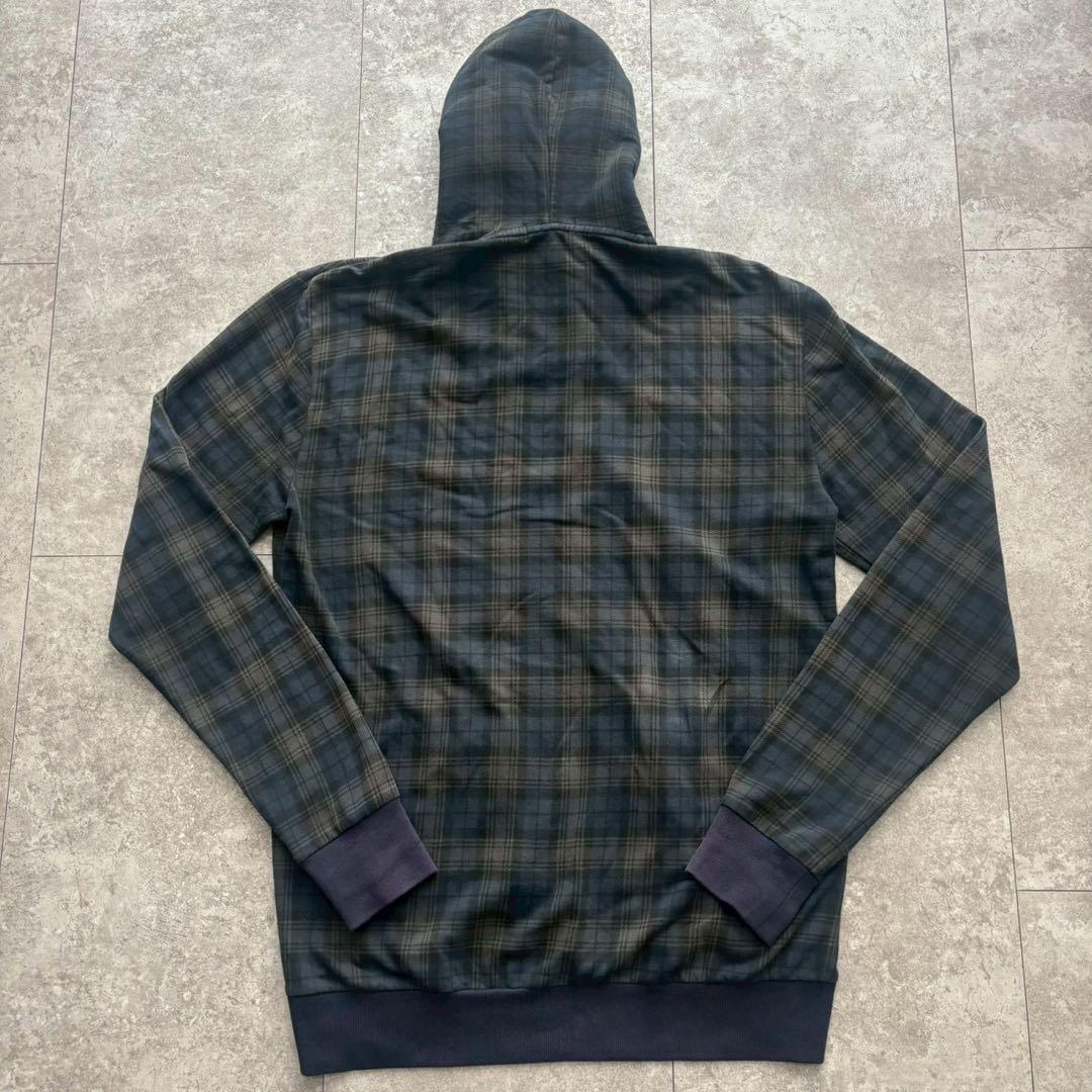 Burberry Black Label パーカー　ノバチェック　フルジップ　L