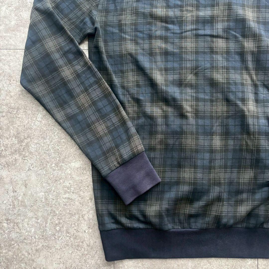 Burberry Black Label パーカー　ノバチェック　フルジップ　L