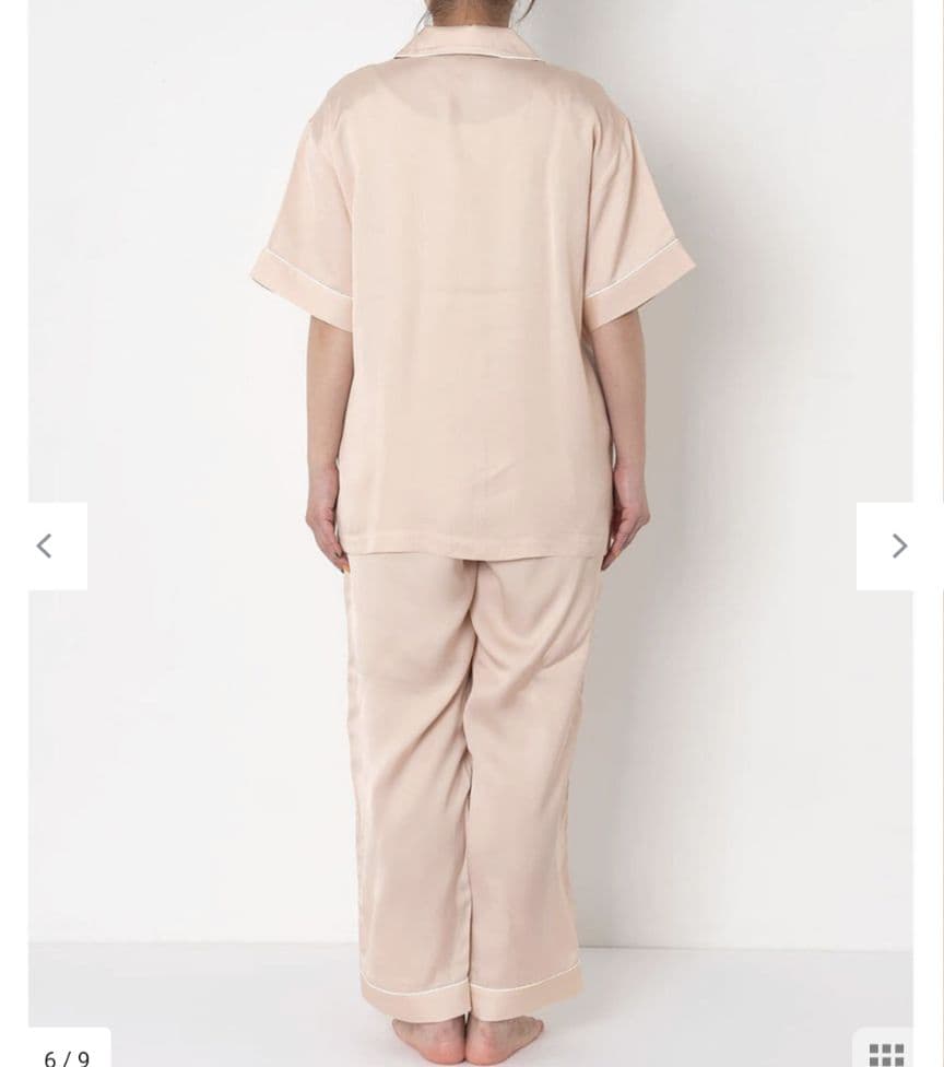 新品タグ付き ワコール 睡眠科学 ルームウェア パジャマ サテン M 高級 BR