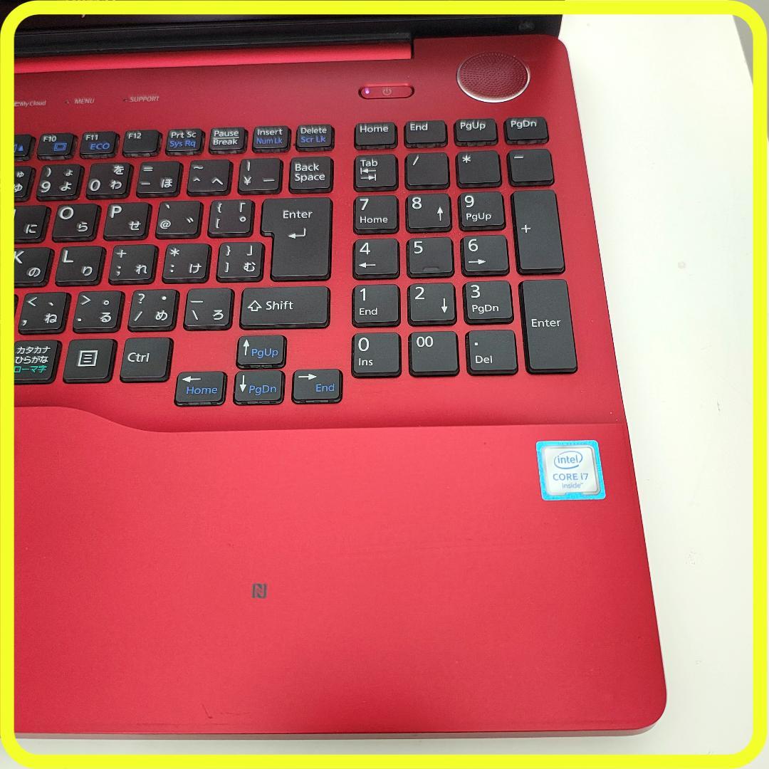 第6世代　Core i7　windows11　ノートパソコン ⭐️SSD　783