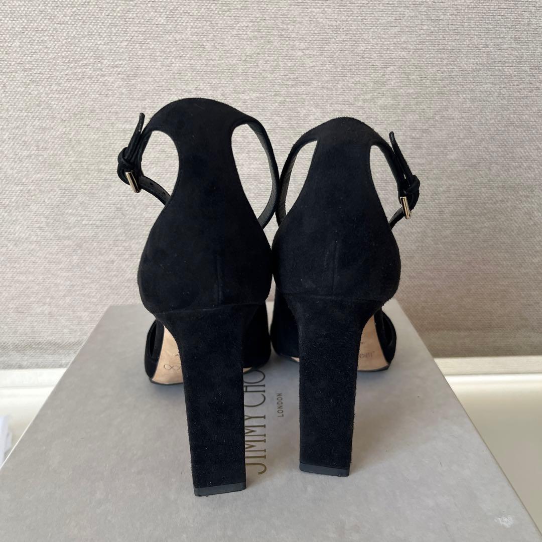 極美品スエードハイヒール