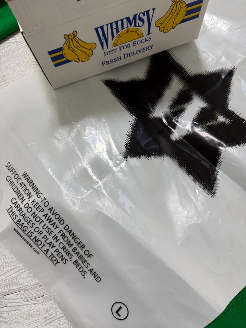 creek whimsysocks スウェット　グリーン　L size