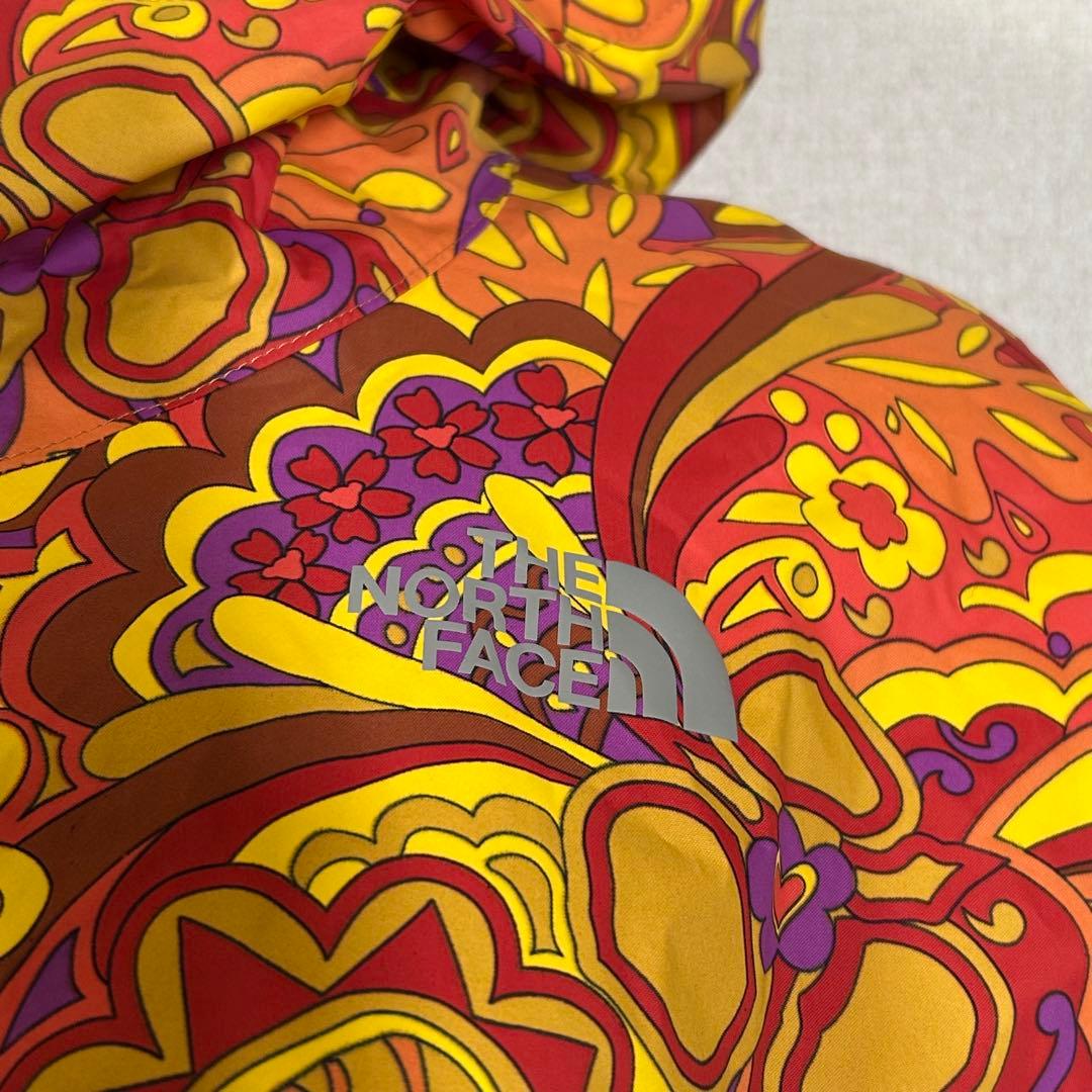2601 美品 THE NORTH FACE ノースフェイス ポンチョ 総柄