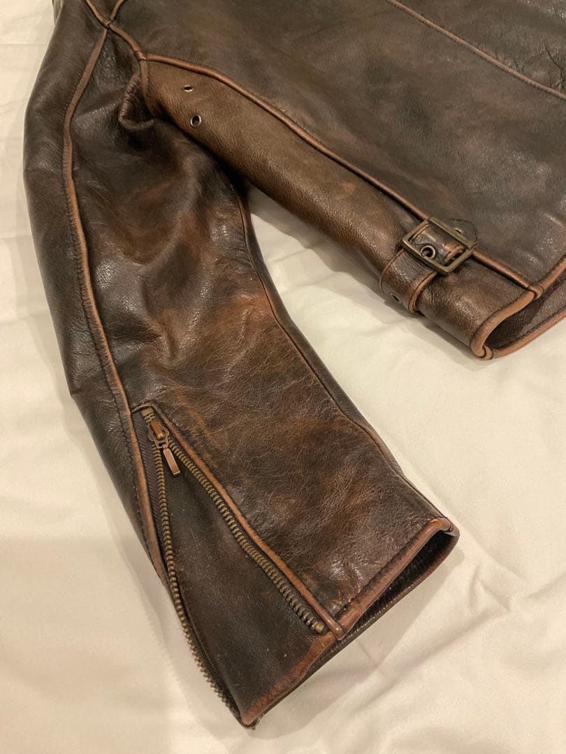 つ*し様 ヴィンテージ ハーレーダビッドソン レザー ライダースジャケット M