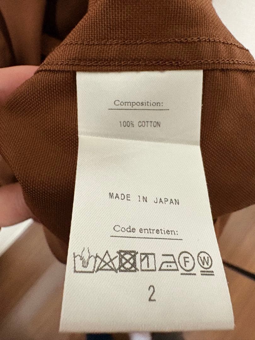 A.PRESSE BD Oxford shirt ブラウン サイズ2