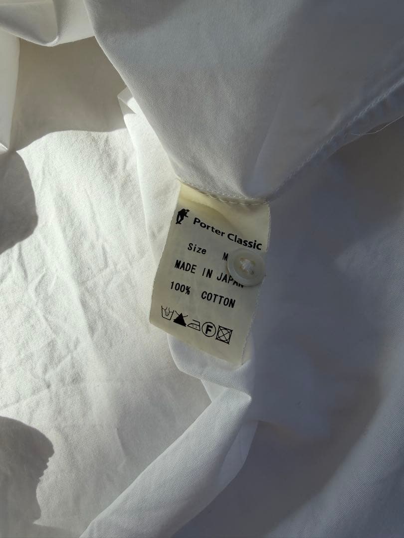 PORTER CLASSIC ポータークラシック　ロールアップシャツ M