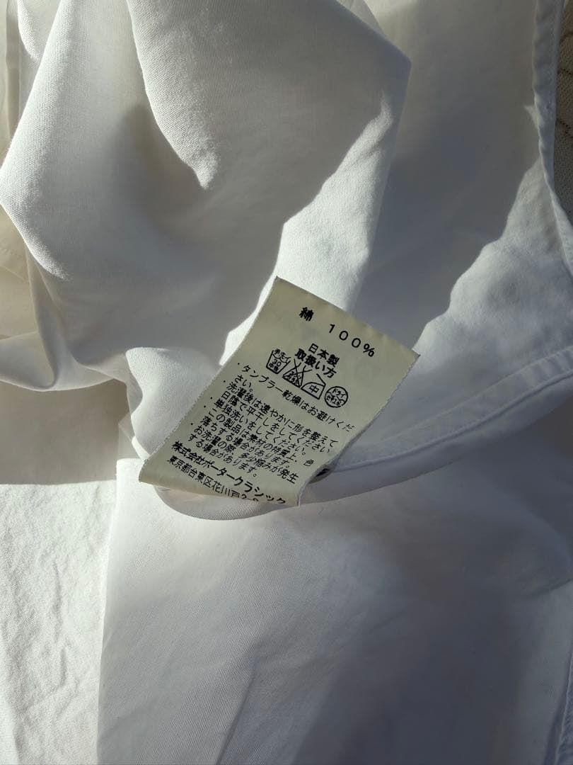 PORTER CLASSIC ポータークラシック　ロールアップシャツ M