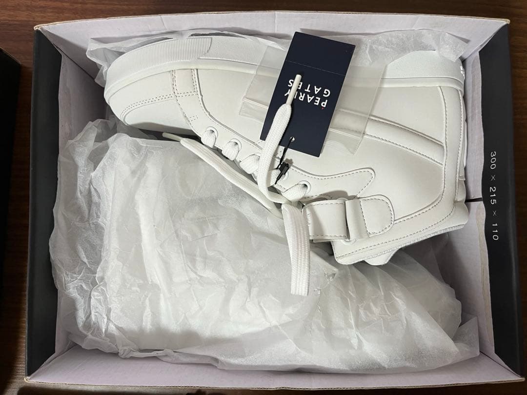 新品【PEARLY GATES 】 ゴルフシューズ 24.0ハイカット　ホワイト