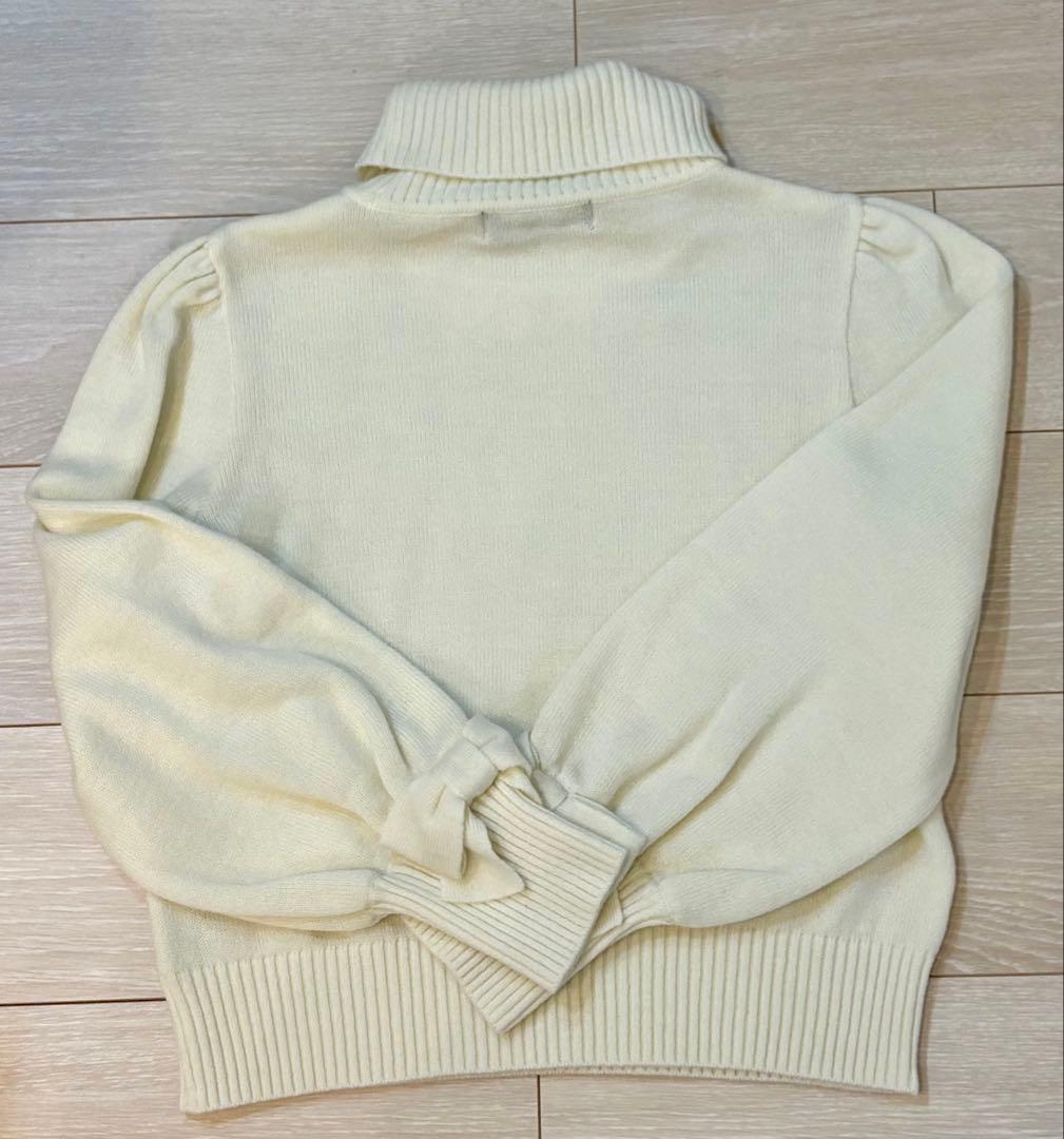 新品未使用タグ付き　エムズグレイシー　リボン　ニット