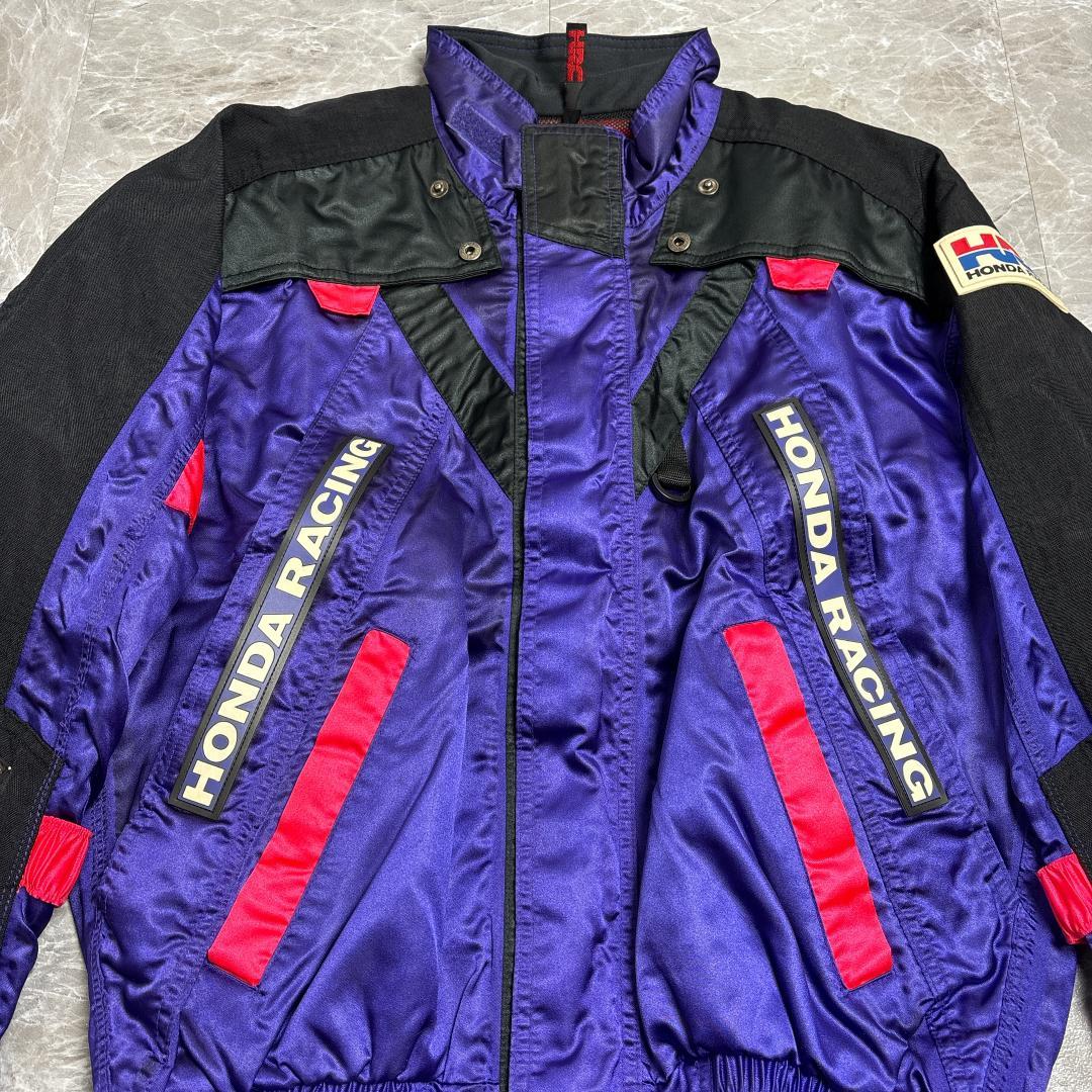 80s HRC HONDA RACING レーシング ナイロン ジャケット L