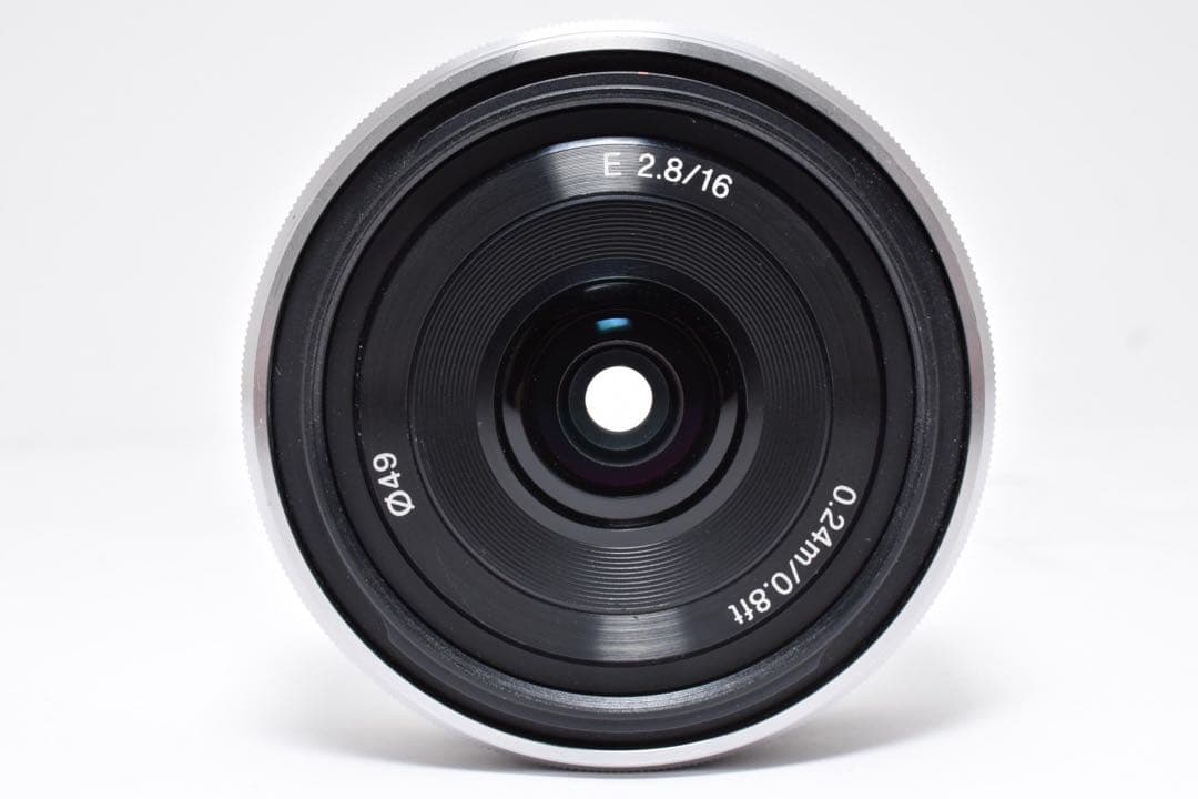 SONY E 16mm F2.8 シルバー単焦点レンズ