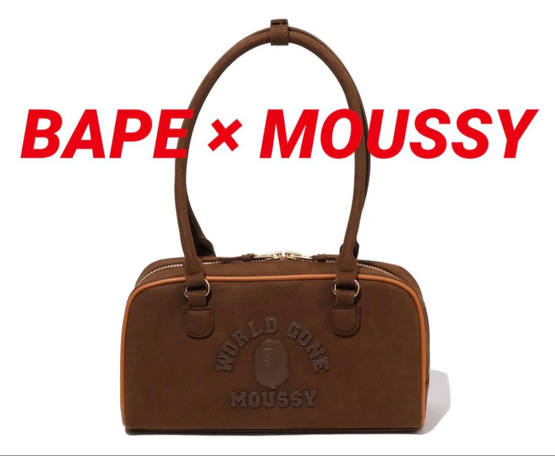 BAPE × MOUSSY Boston Bag