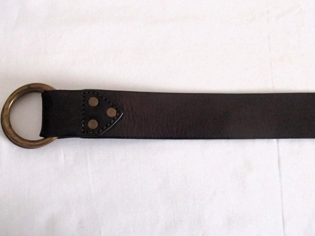 RRL ダブルアールエル ダブルリングレザーベルト USA製 サイズ30 美品