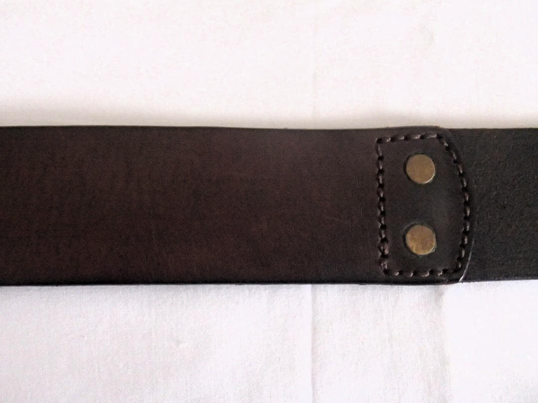 RRL ダブルアールエル ダブルリングレザーベルト USA製 サイズ30 美品