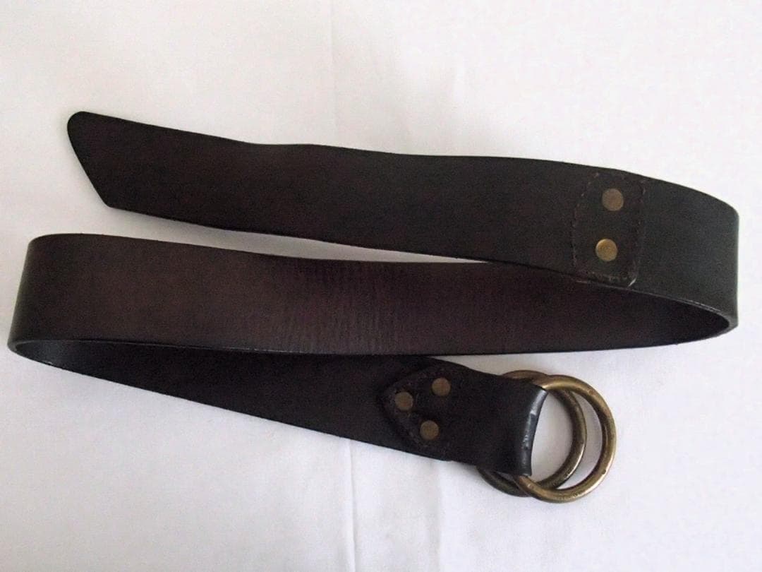 RRL ダブルアールエル ダブルリングレザーベルト USA製 サイズ30 美品