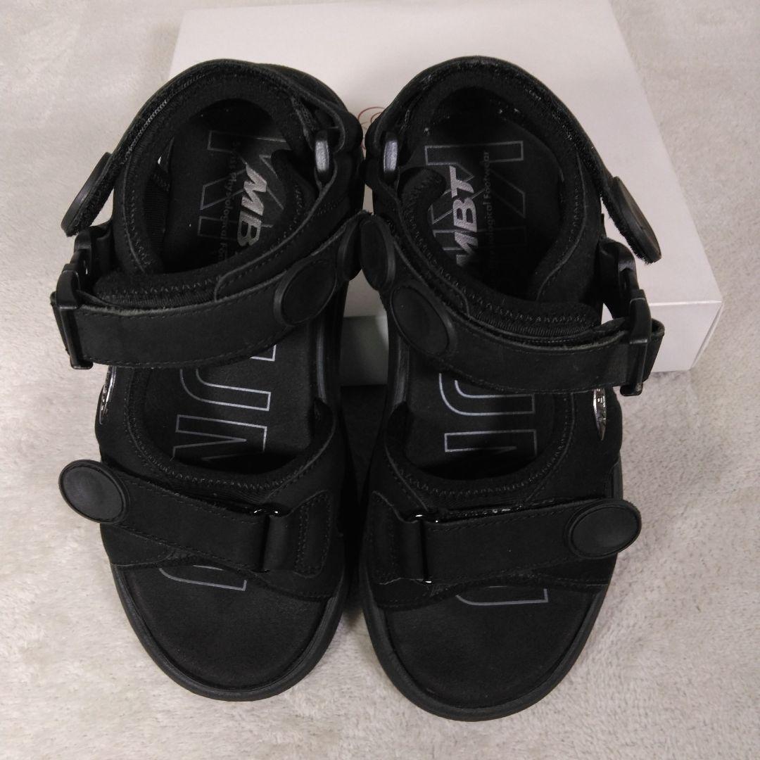 MBT KISUMU ブラック スポーツサンダル ベルクロ