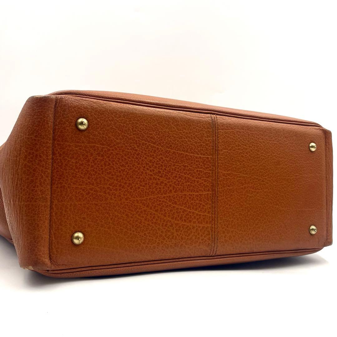 HERMES エルメス ギャロップ ブッフルスキッパー トートバッグ ブラウン