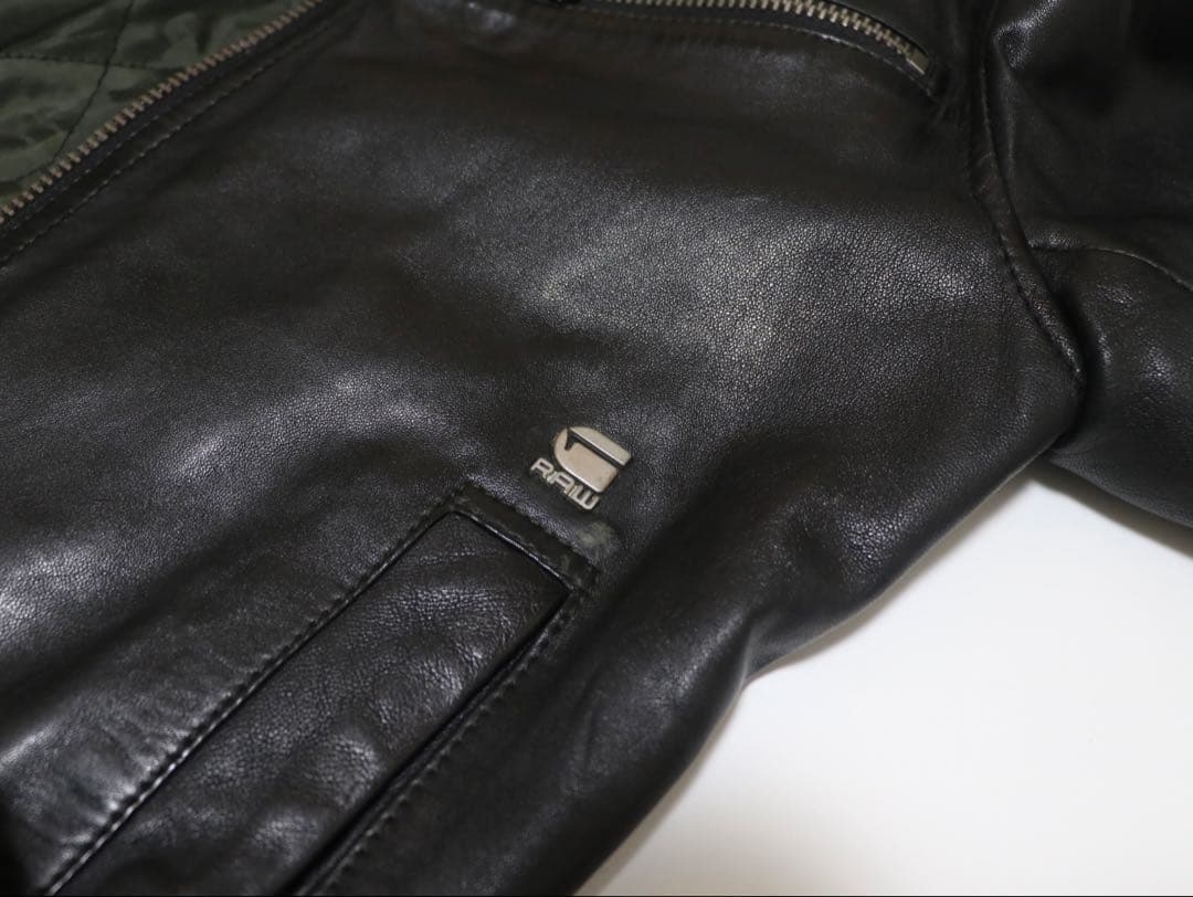 G-STAR RAW レザージャケット メンズ M ライダース