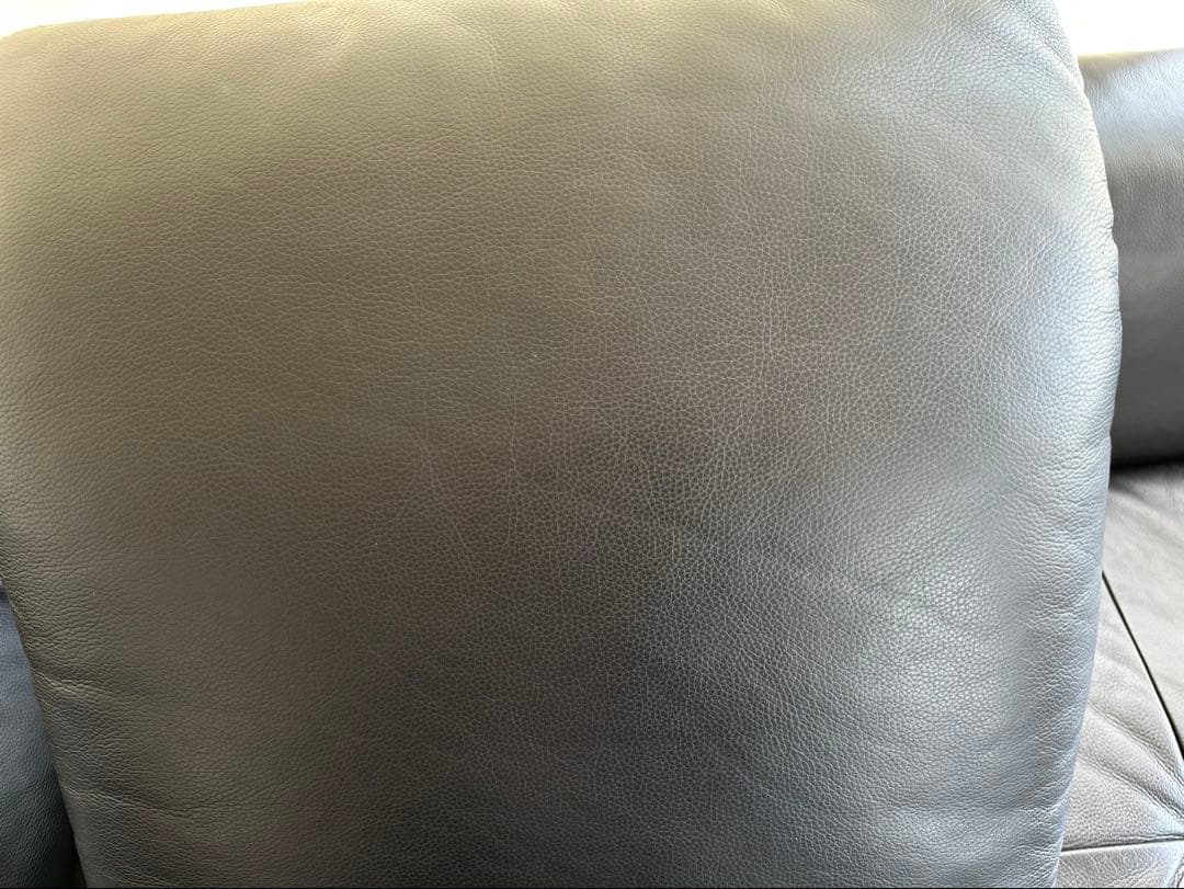 大塚家具LSコンフォート ソファー背もたれ3点セット 黒