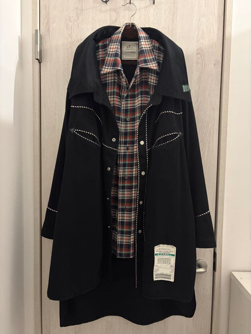 ミハラヤスヒロ mihara yasuhiro ウエスタン レイヤード シャツ