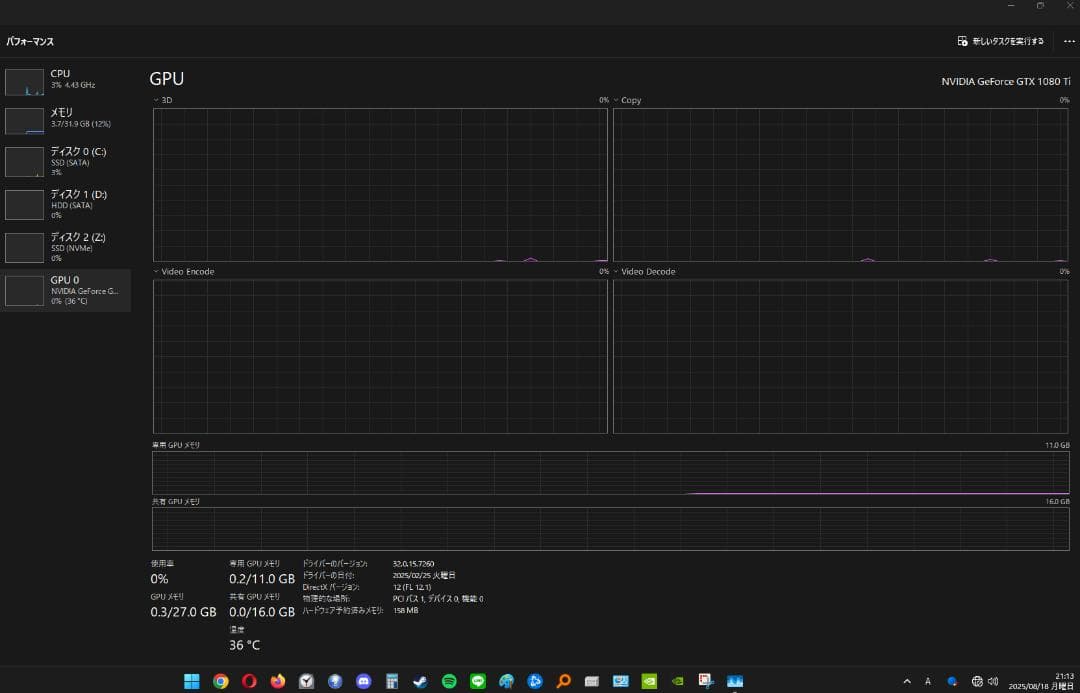 【動作確認済み】 GeForce GTX1080 Ti グラフィックボード
