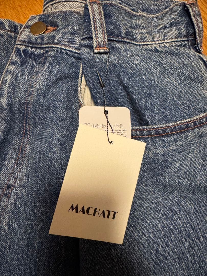 machatt マチャット　タックデニム　サイズ38