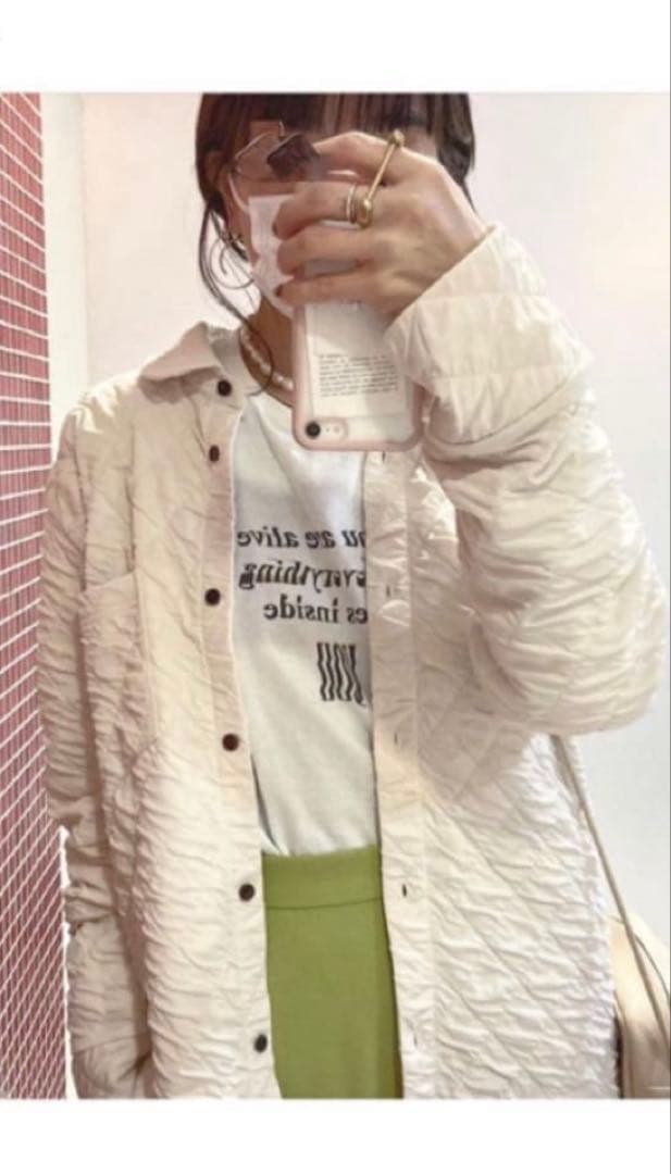 【週末限定値下げ】roku 6 QUILTED SHIRT シャツ