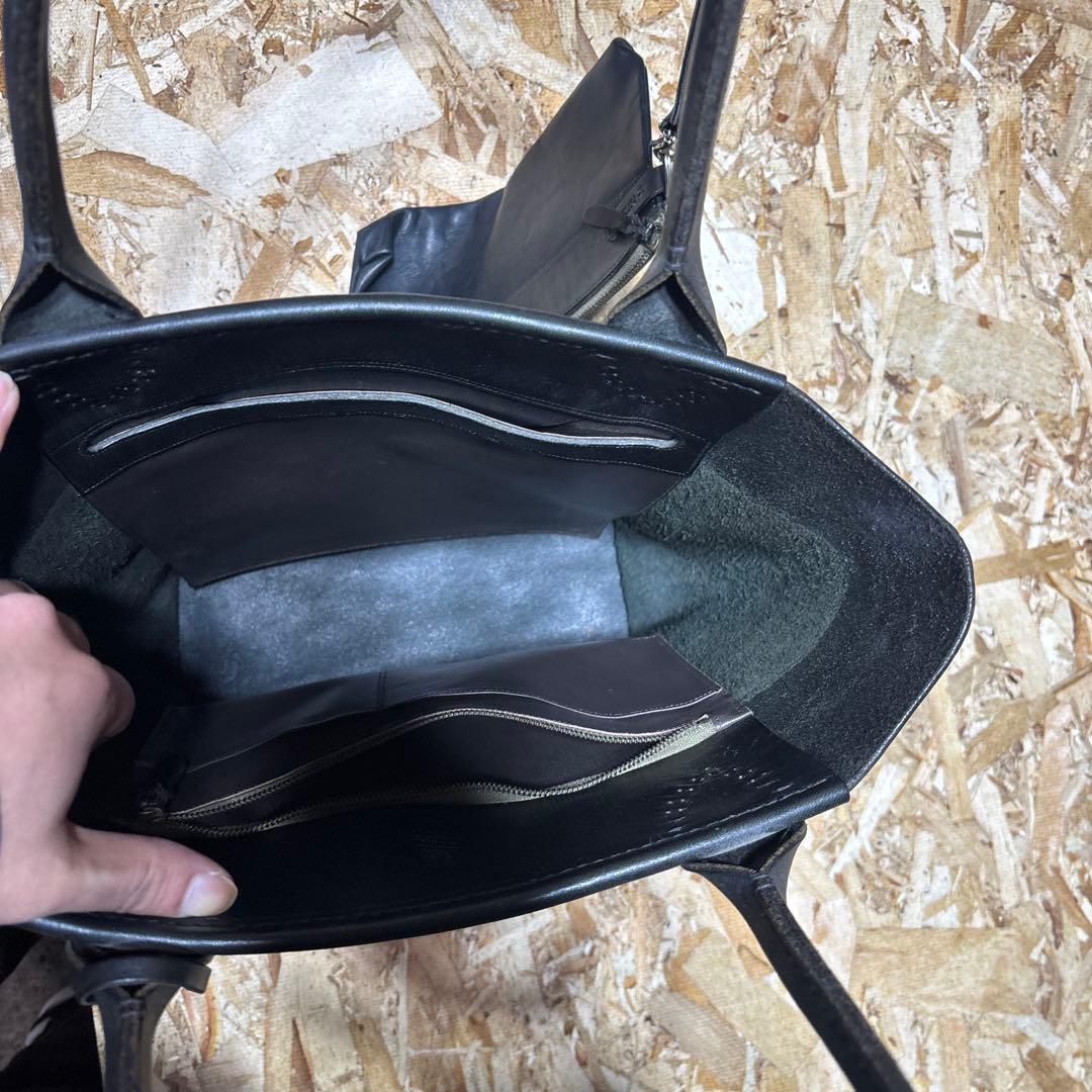 カネコカオル　極肉厚　レザートートバッグ　イタリア製