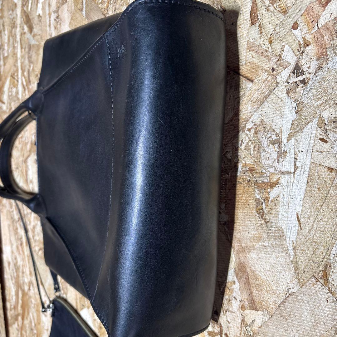 カネコカオル　極肉厚　レザートートバッグ　イタリア製