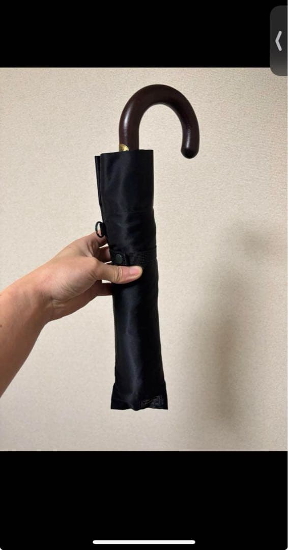 折りたたみ傘 前原光榮商店 x PORTERコラボ　ブラック　ポーター