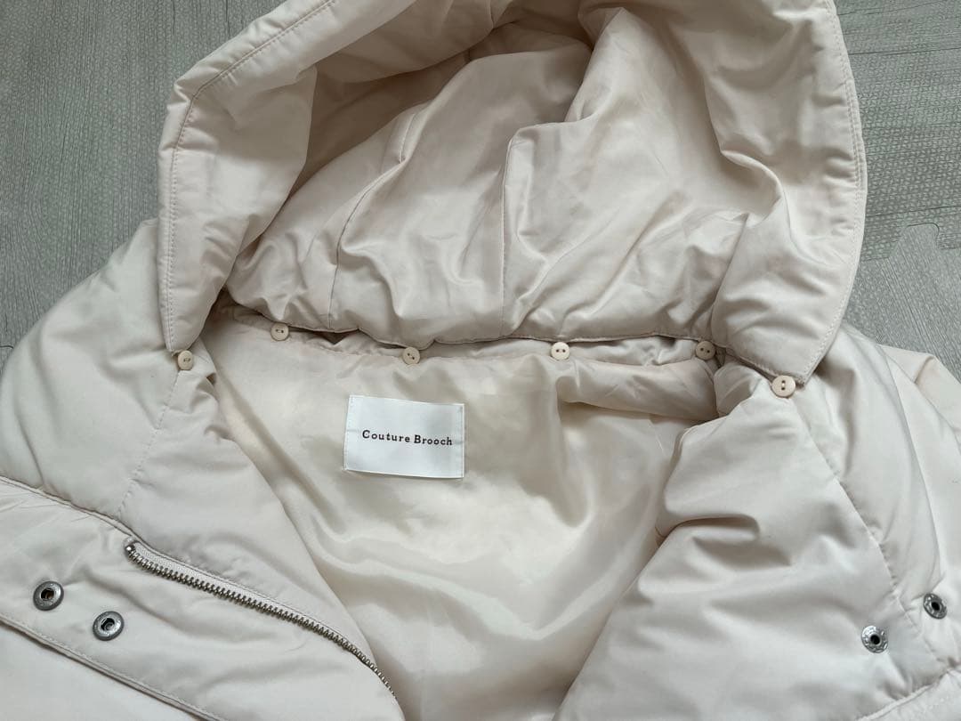couture brooch 冬の名品・撥水　愛されダウンコート　ジャケット