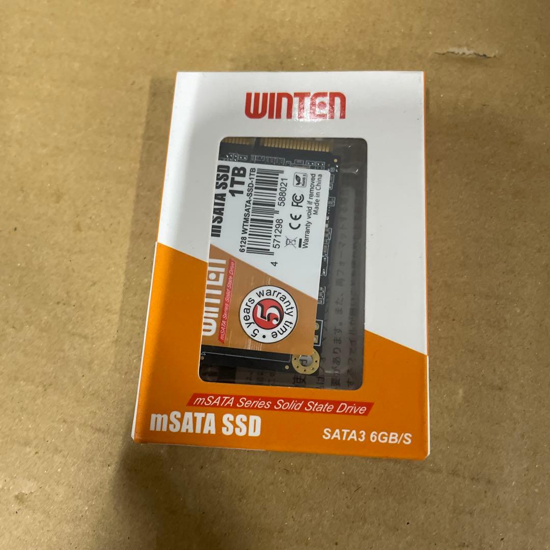 WINTEN 内蔵 SSD 1TB ｍSATA WTMSATA-SSD-1TB