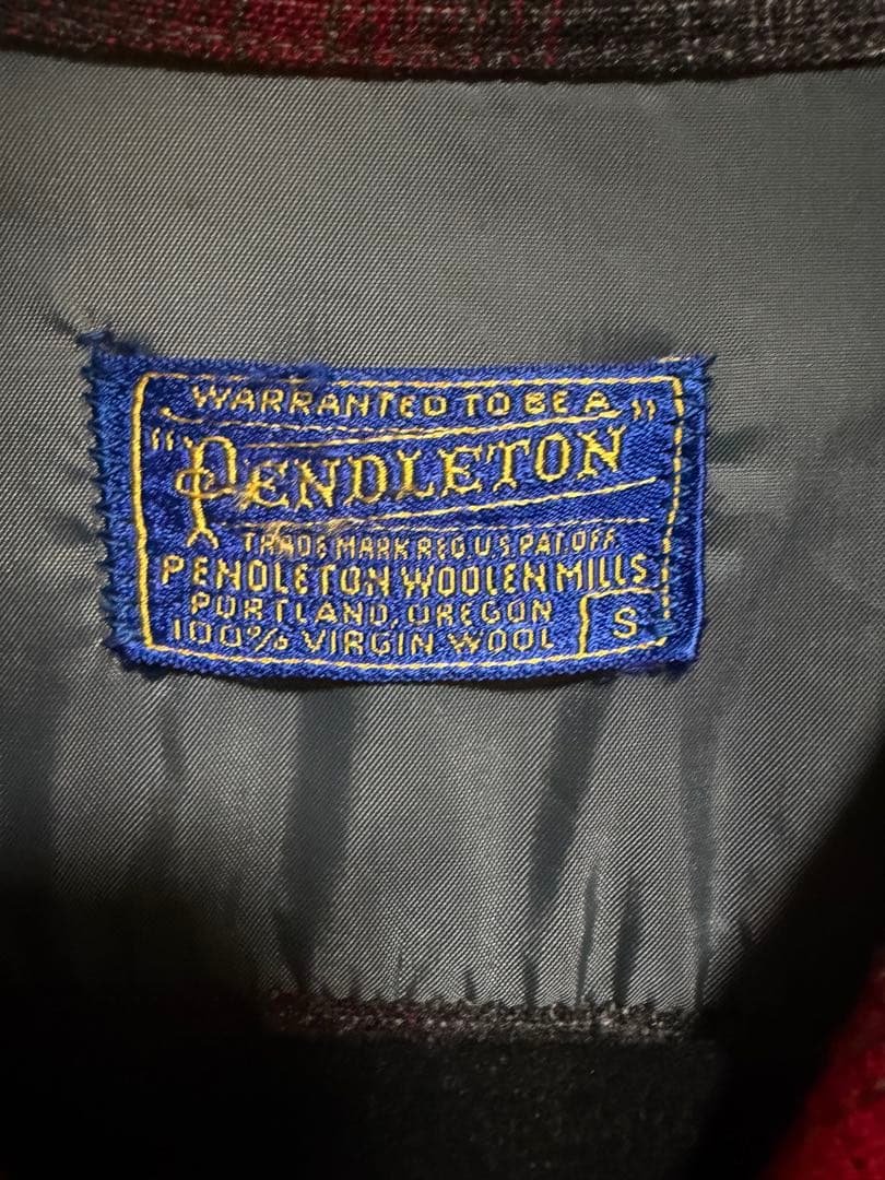 好配色 60s ペンドルトン オンブレ ウール ボード シャツ USA製