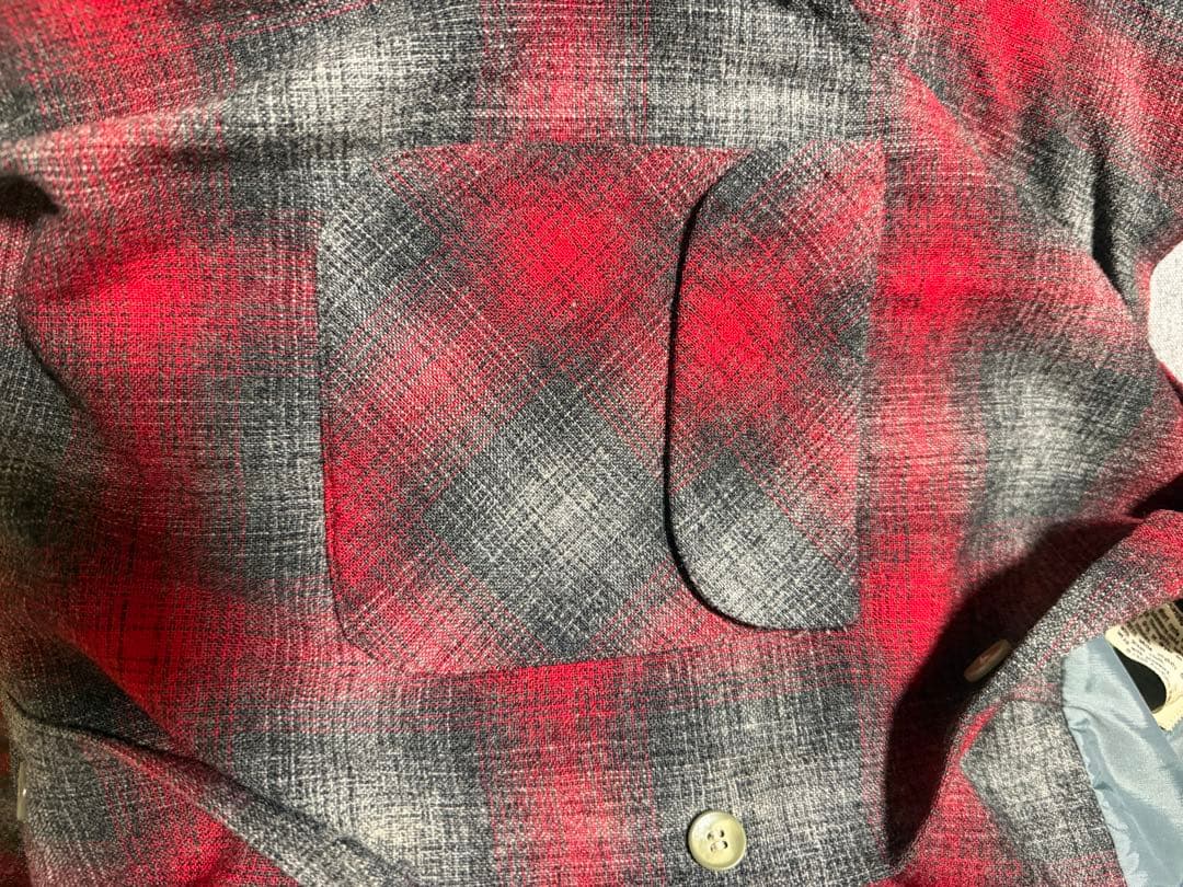 好配色 60s ペンドルトン オンブレ ウール ボード シャツ USA製