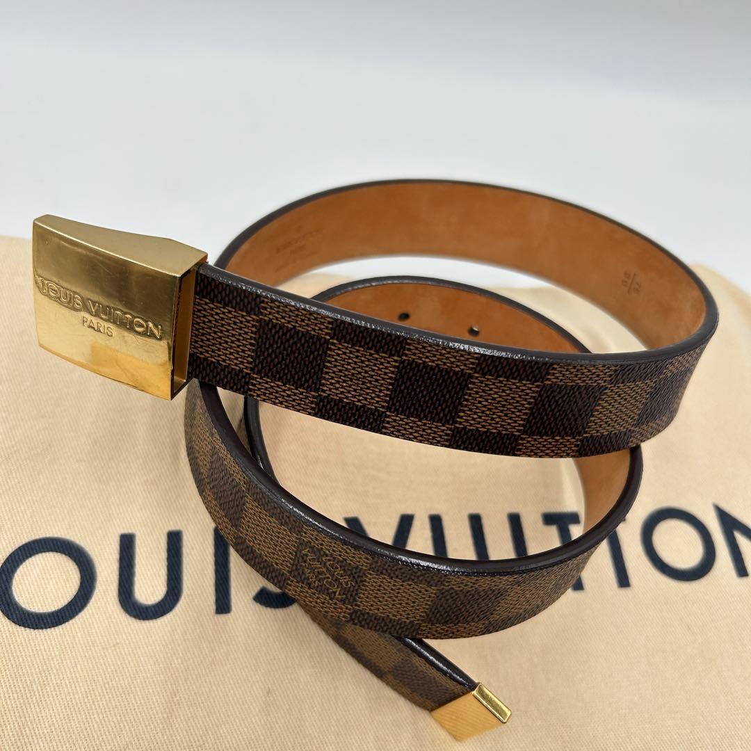 チーくん 様✨サンチュール・キャレ ダミエ・エベヌ M6802 ベルト