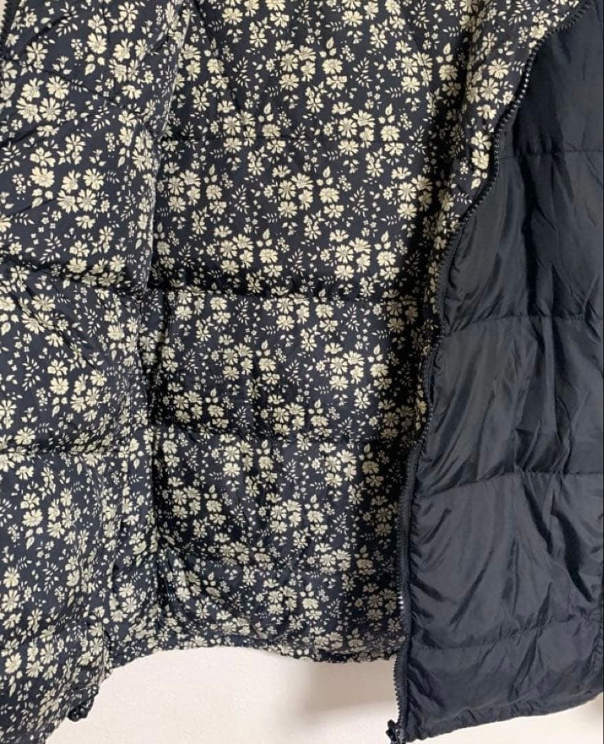 最終　ハグオーワー　モンロコラボ　リバティプリント ダウンジャケット