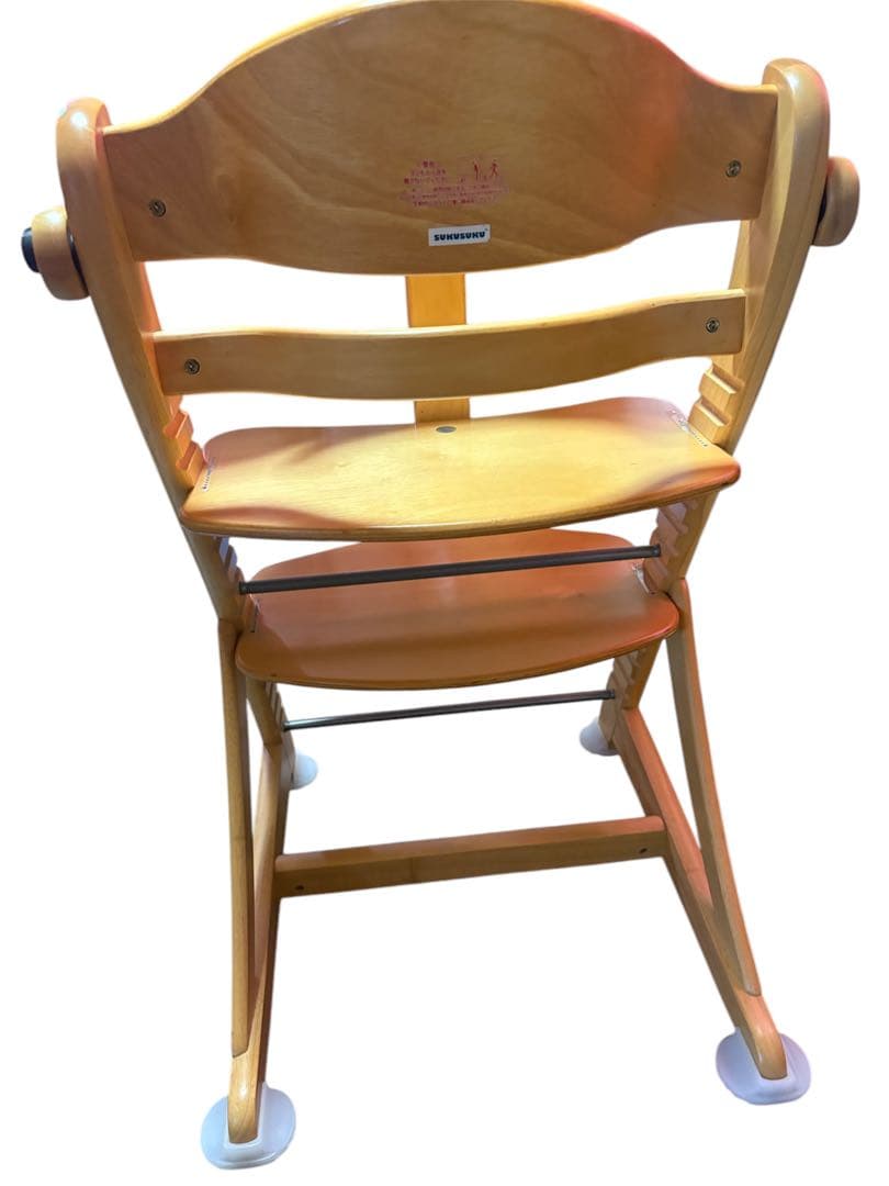 【中古美品】大和屋　すくすくチェアENテーブル&ガード付