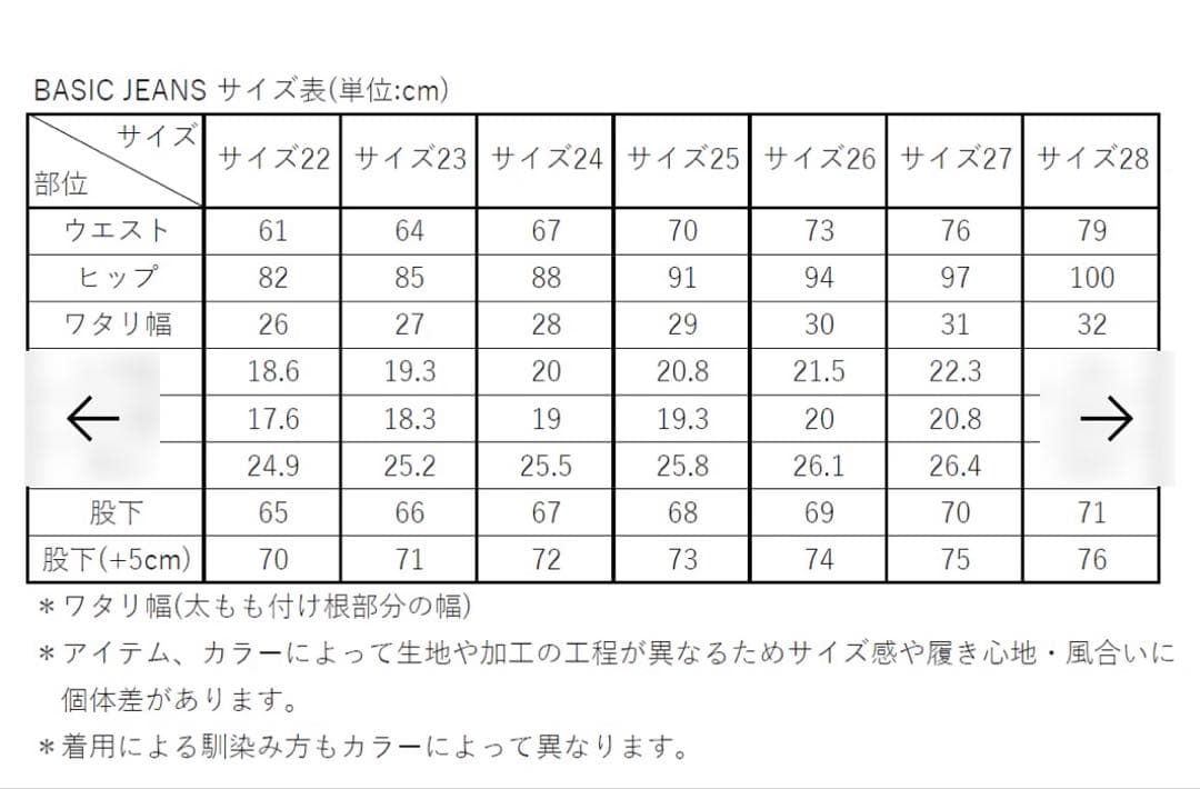 パンツ SHISHIKUI BASIC JEANS / INDIGO27