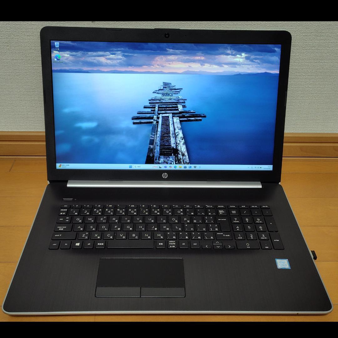 HP製 17型ノートPC【ジャンク】作動品 Core-i5（第8世代）