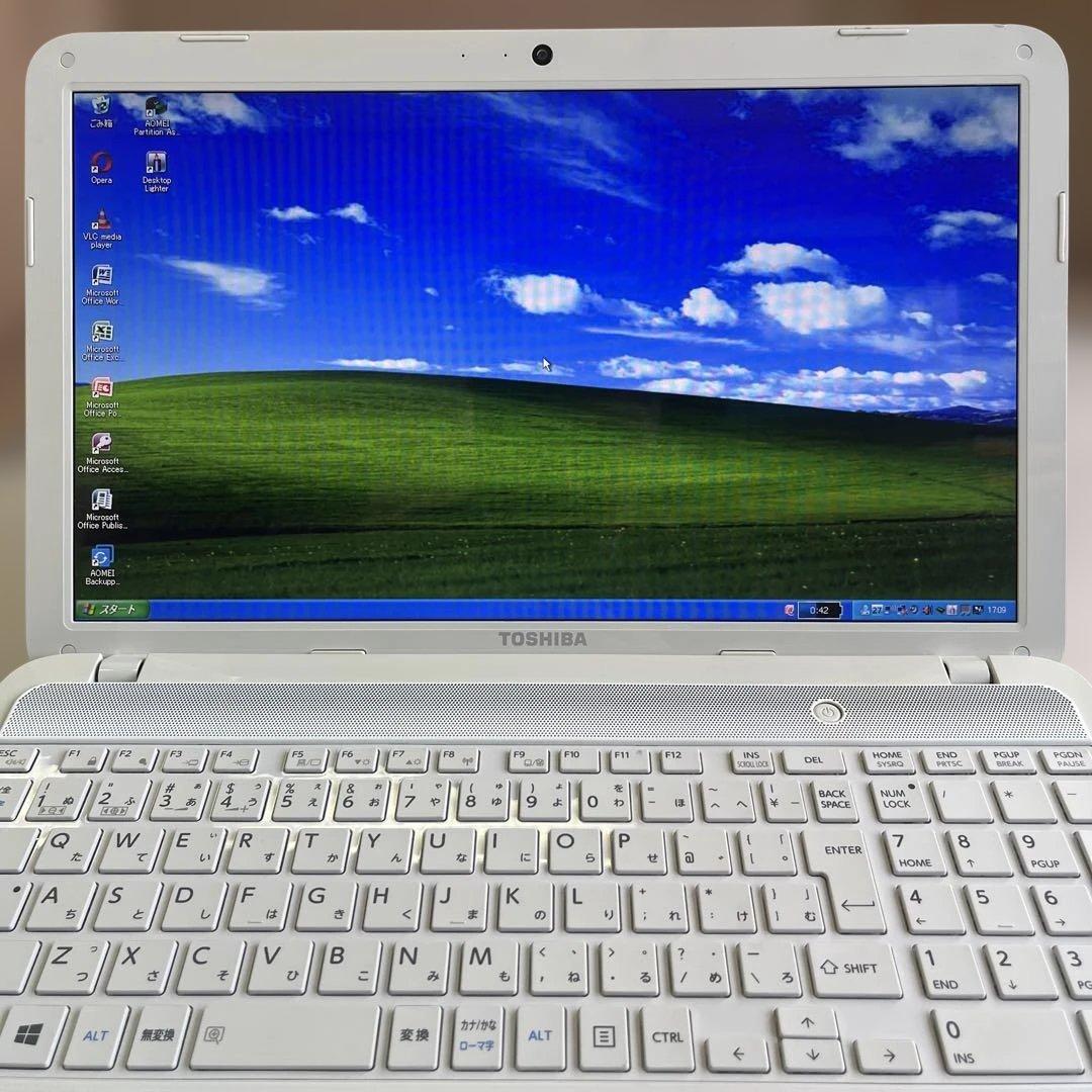 ☆格安超美品☆WinXP☆東芝ブルーレイ搭載15.6インチ大画面☆第3世代i7