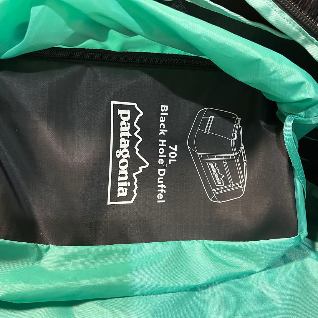 patagonia ブラックホール　70 ダッフルバッグ