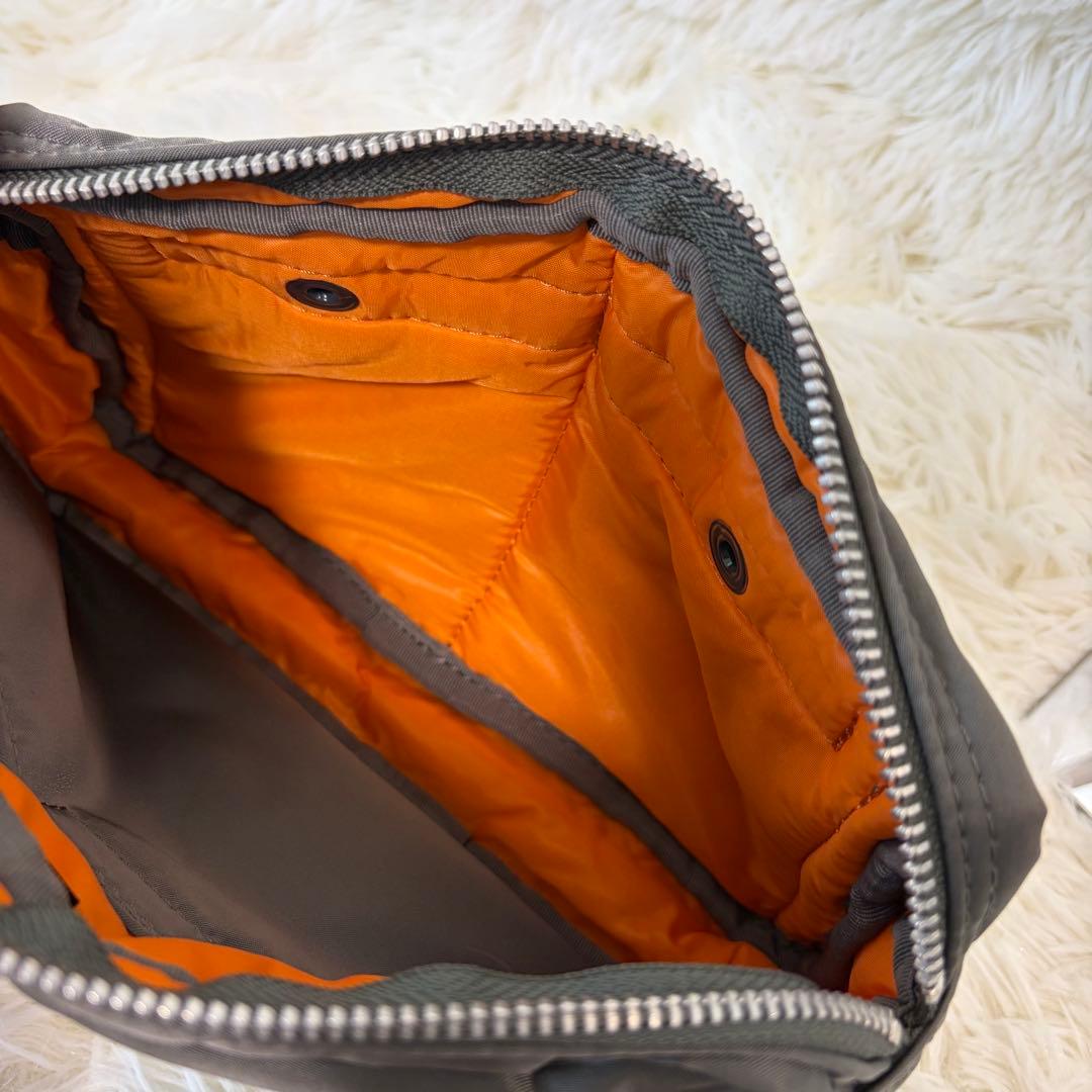 ポーター　タンカー　ショルダーバッグ　シルバーグレー