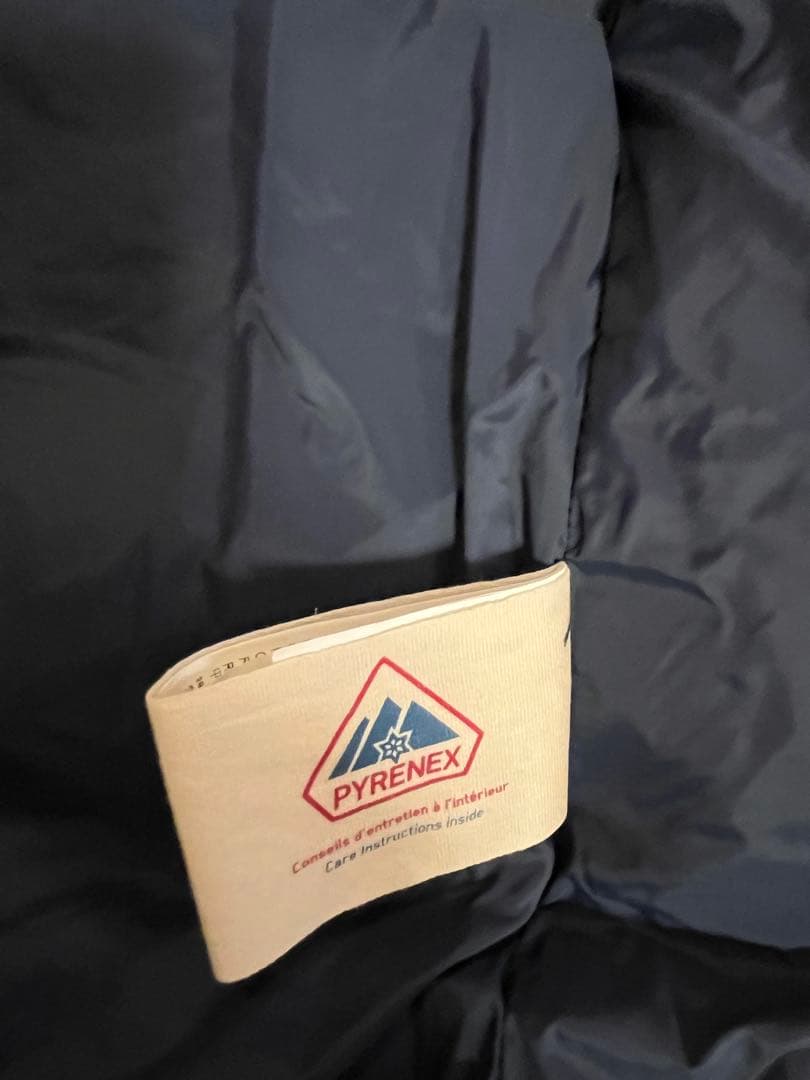 【値下げ】PYRENEX ダウンベスト XXS ネイビー