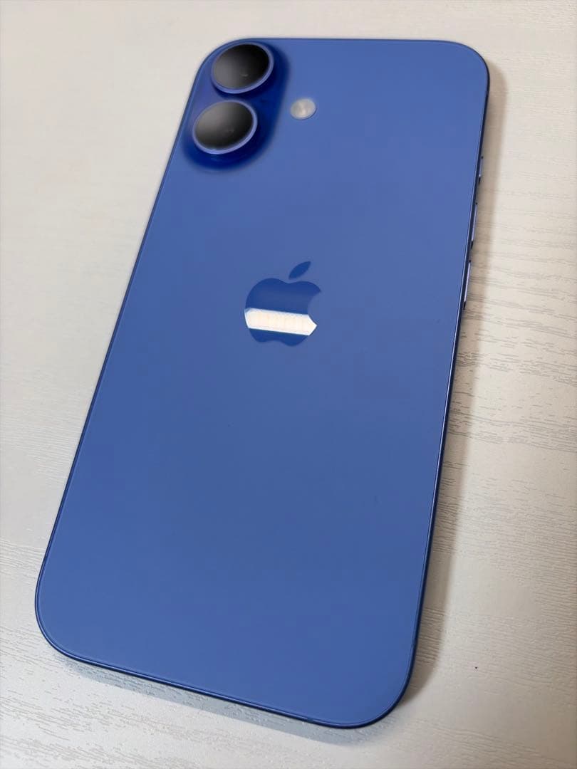 【美品】Apple iPhone 16 128GB 本体　ウルトラマリン