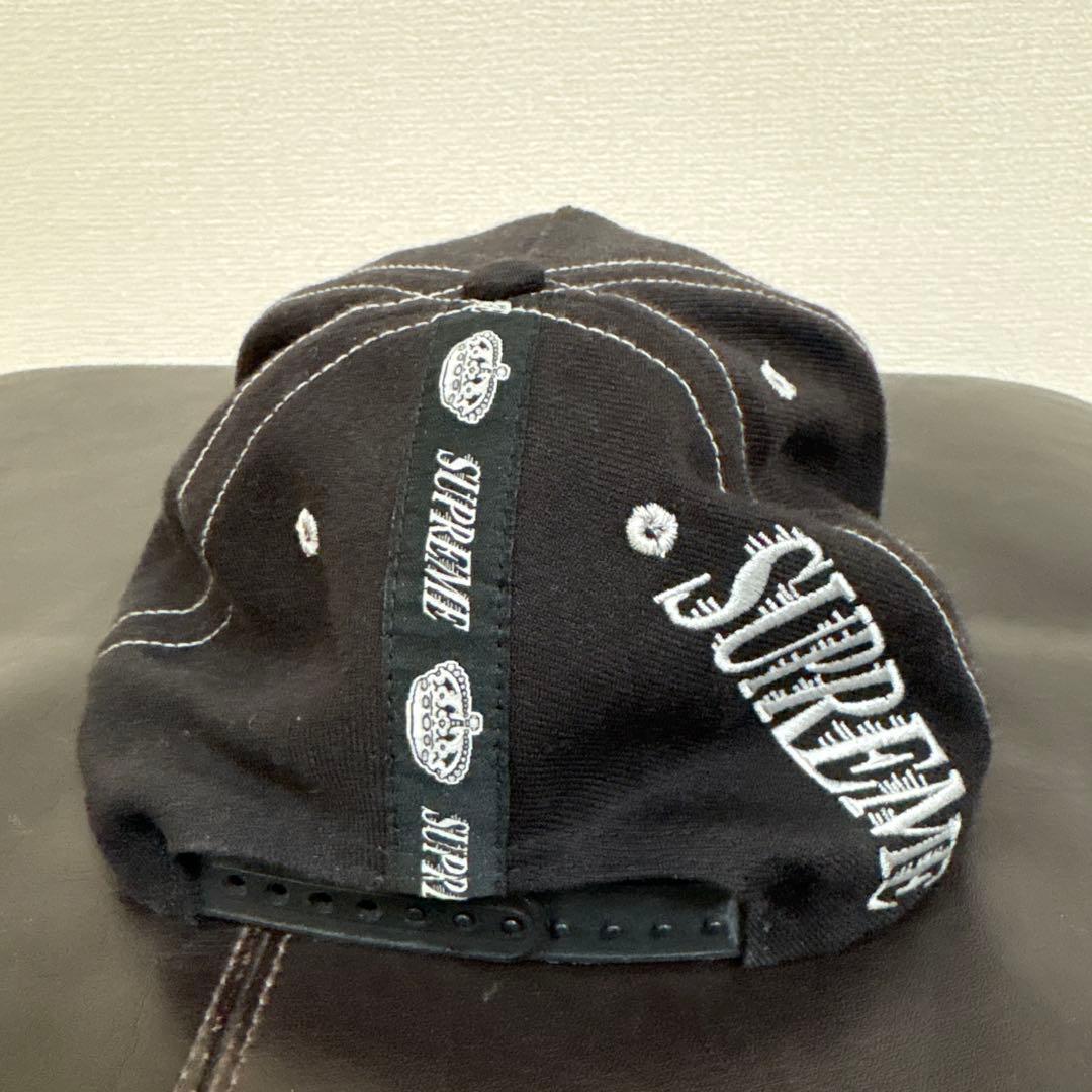 SUPREME シュプリーム クラウン刺繍 ブラックキャップ