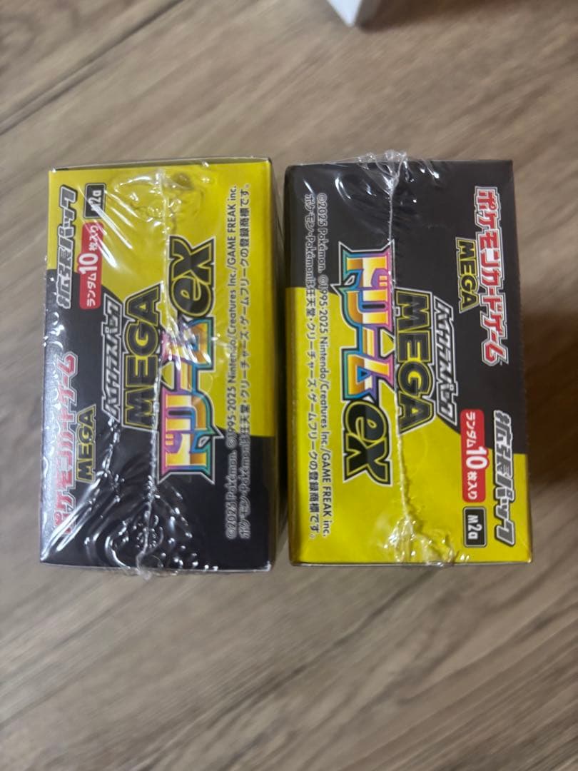 ポケモンカードＭＥＧＡドリームex シュリンク付未開封ボックス2点