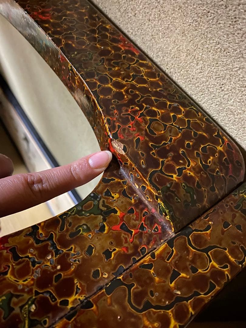 値下げ‼️津軽塗　伝統工芸　螺鈿細工　テーブル　座卓