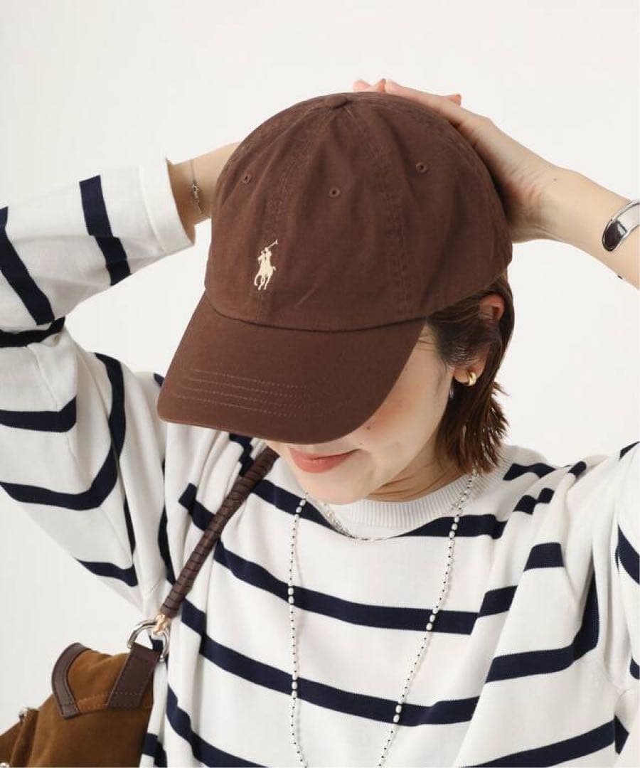 【リキ丸】★新品、希少★ポロラルフローレン ブラウンキャップ