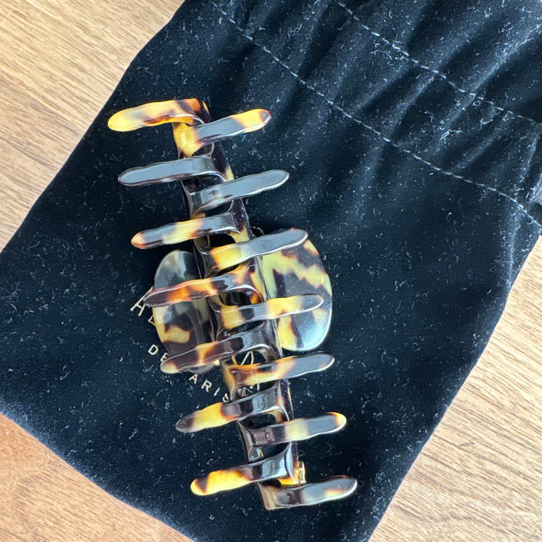 ALEXANDRE DE PARIS べっ甲柄 ヘアクリップサイズM